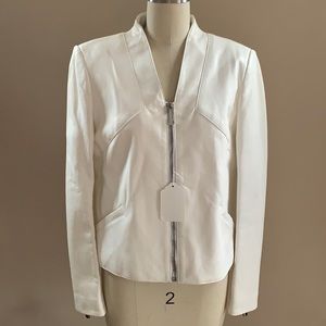 Pamella Roland Cream leather jacket sample 4